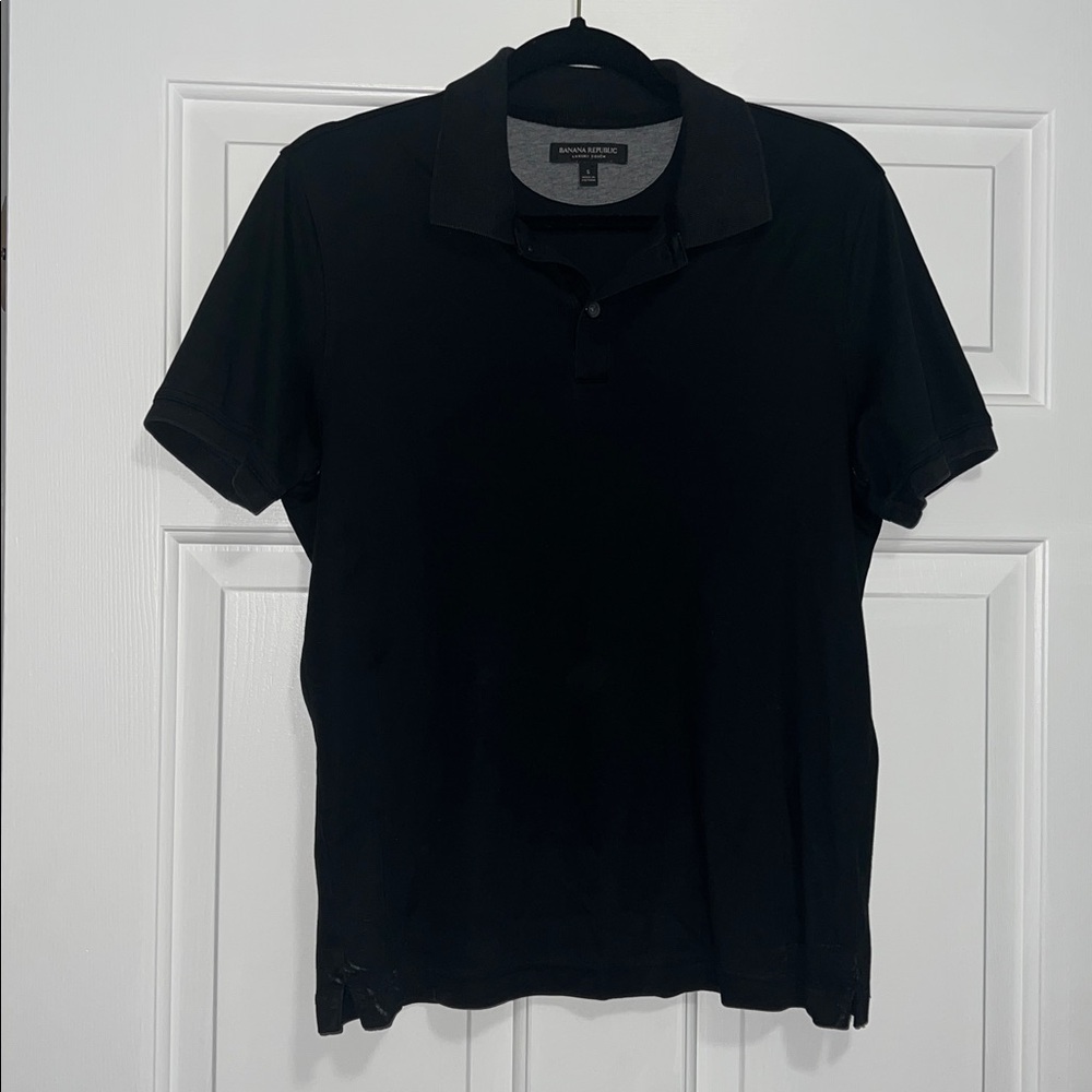 Banana Republic Polo Shirt Men’s Small Black